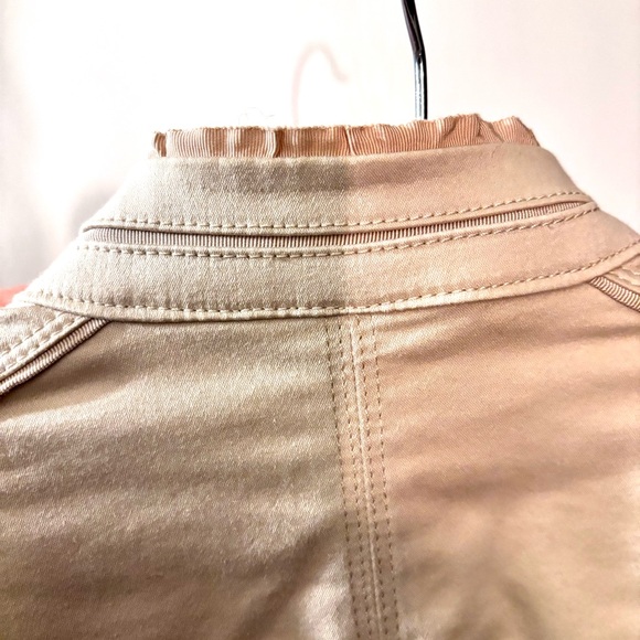 White House Black Market Beige Tan Women's Jacket Blazer Sz 6 Like New - Picture 11 of 15